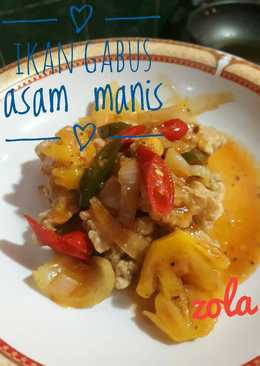 Ikan Gabus Asam Manis