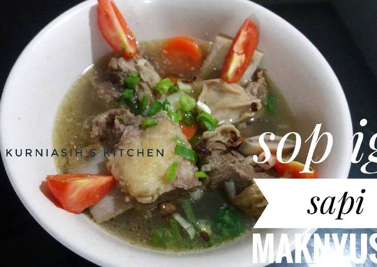 gambar untuk resep makanan Sop Iga Sapi Maknyuss