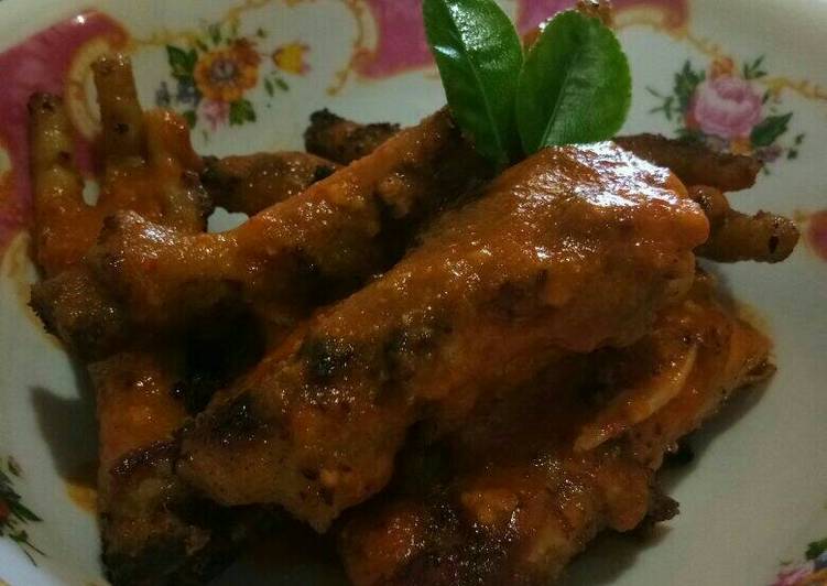 resep masakan Ayam panggang siram bumbu pedas