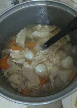 Sup bakso kembang tahu