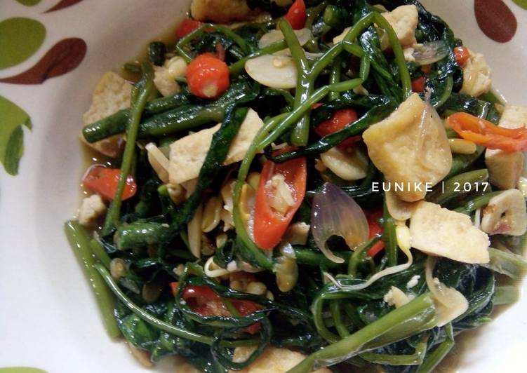 Resep Tumis Kangkung Campur Kiriman dari Eunike Lala Maranata