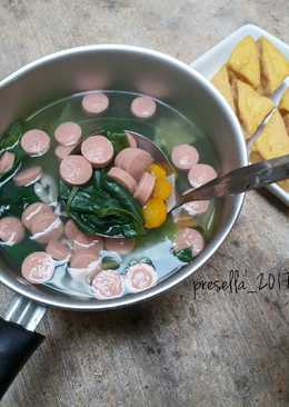 Sayur bening pokcoy wortel sosis #pr_sayurbening