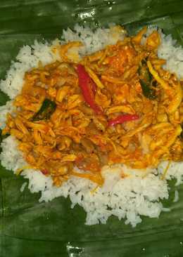 Nasi bakar ayam rica