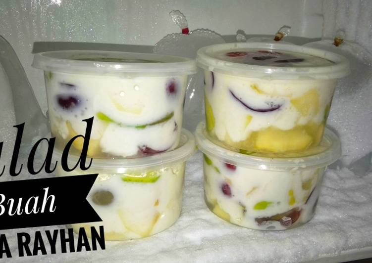  Resep  Salad  Buah  Yogurt  oleh Dedek Syafitri MamaNya Rayhan 