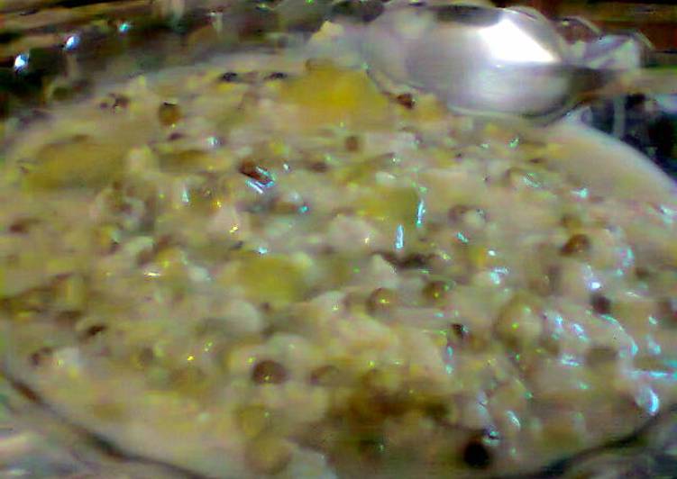 resep makanan Bubur kacang hijau pulut