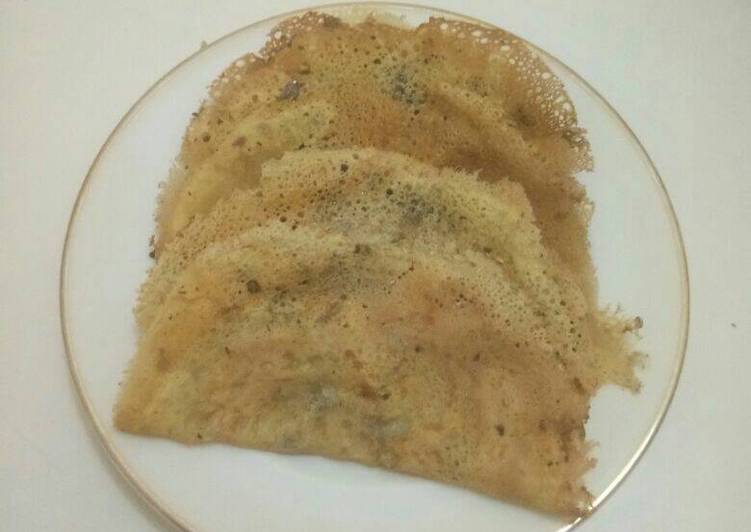 resep lengkap untuk Kue Leker / Crepes Teflon Simple