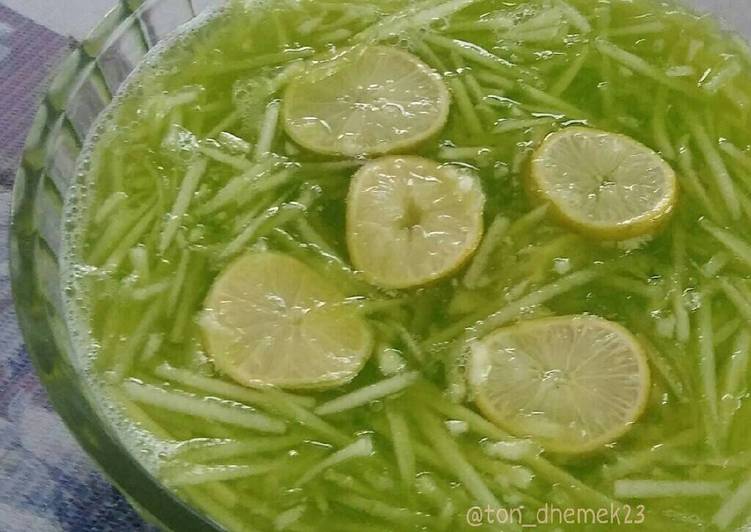 resep makanan Melon Lemon Squash