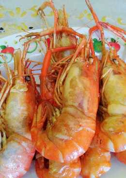 Udang galah goreng