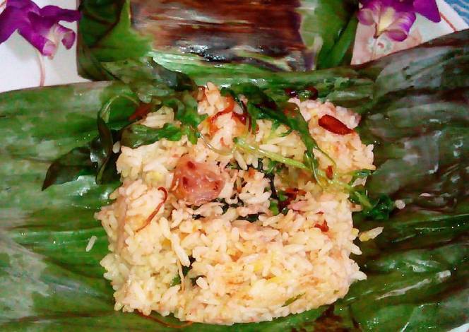 Resep Nasi Bakar Jambal Teri Medan oleh Veronica Suryati 
