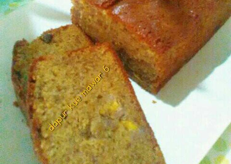 resep lengkap untuk ButterMilk banana moist cake