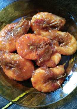 Tumis Udang Asam Manis