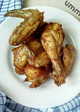 Ayam goreng praktis (tanpa ungkep) enaak