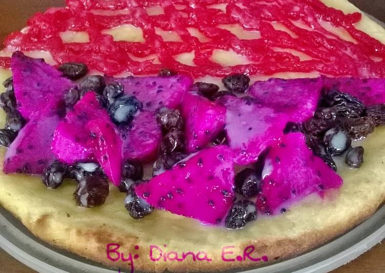 resep lengkap untuk Sweet Pizza || Teflon