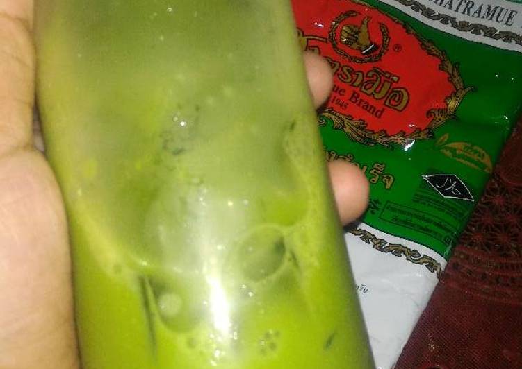 gambar untuk resep makanan Ice Thai Green Tea