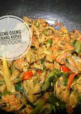 Oseng oseng kerang kupas