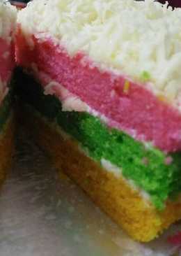 Rainbow cake "Ny. Liem"