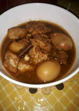 Semur telor tahu ala betawi