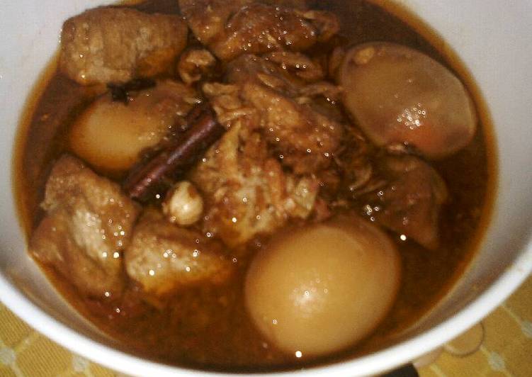 resep lengkap untuk Semur telor tahu ala betawi