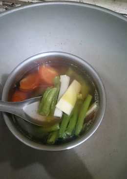Sayur asem rebung kacang panjang