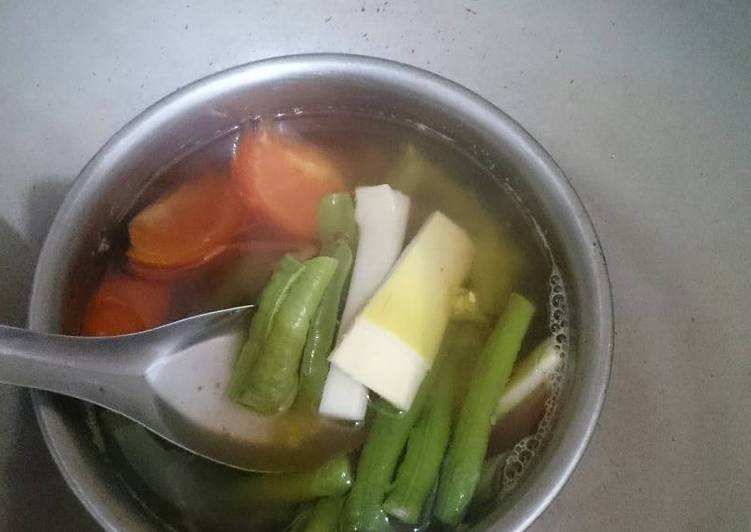 resep Sayur asem rebung kacang panjang