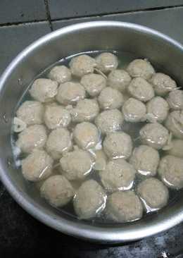 Bakso daging sapi tanpa baking powder