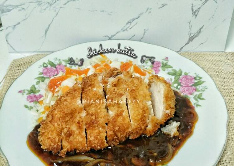 bahan dan cara membuat Chicken katsu