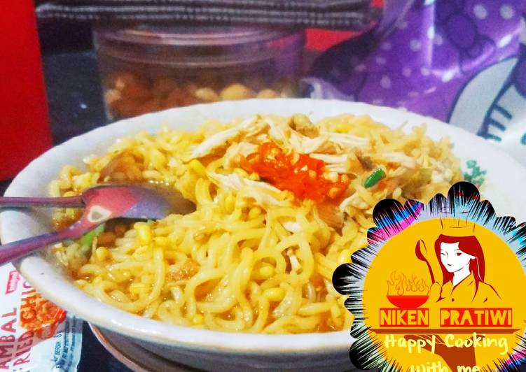 resep lengkap untuk Mie Ayam Spesial Pakai Mie Instant ala saya