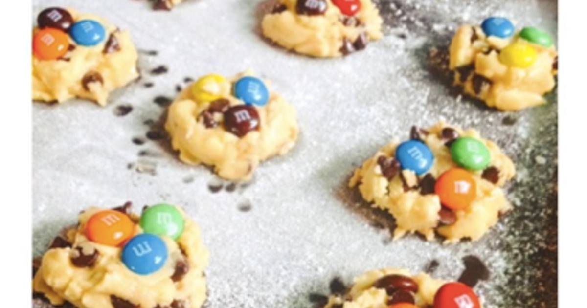 Resep Chocochips X MnM's Cookies