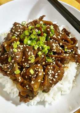 Korean beef bulgogi