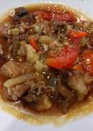 Daging tulang sapi bumbu merica