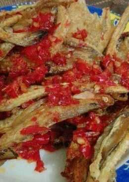 Ikan asin kriuk bumbu balado #BantuMantenBaru