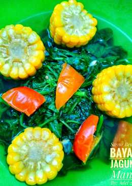 Sayur Bening Bayam Jagung Manis #BikinRamadanBerkesan