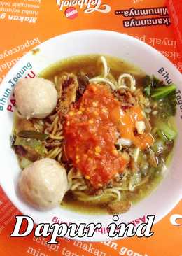 Mie ayam rumahan -Step by step