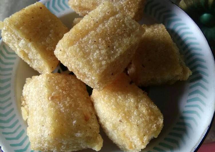 resep lengkap untuk Gemblong goreng