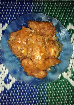 Ayam goreng tepung saos praktis
