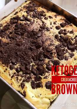 Creamcheese Brownies keto (coklat batang)