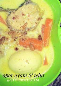 Opor ayam & telur (menu DEBM)