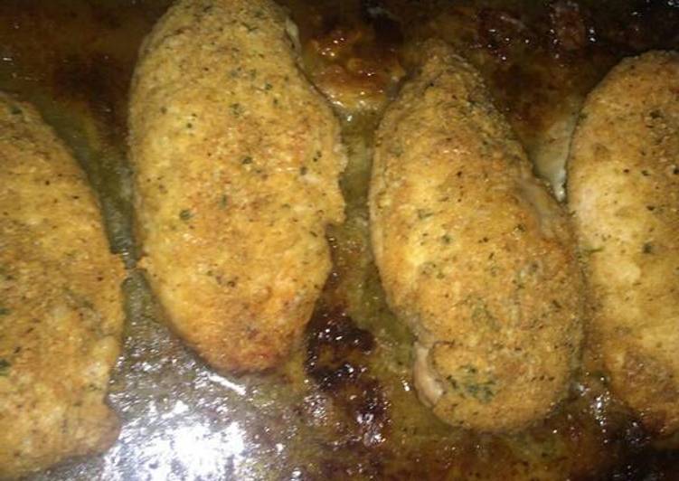 Resep Oven-Fried Ayam Parmesan ?? Dari Coletta
