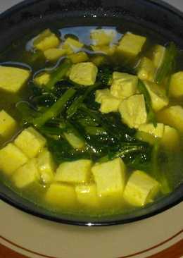 Sayur Kangkung Tahu kuah kuning