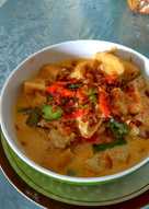 Sayur lodeh tahu tempe pete pedas simple