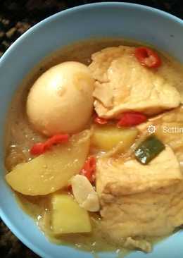 [Ala Anak Kos] Semur Tahu + Telur Sederhana