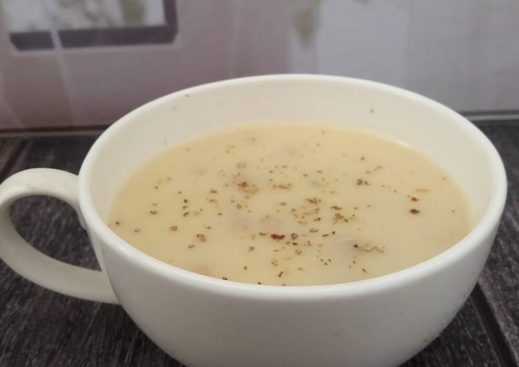 cara membuat Mushroom Cream soup