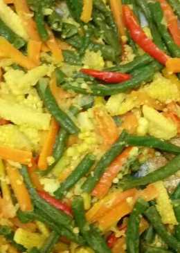 Ikan gembung acar kuning ala evigani