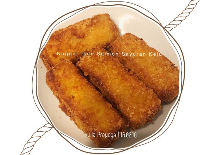 gambar untuk cara membuat Nugget Ikan Salmon Sayuran Keju