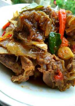 Iga goreng asem manis