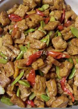 Tumis Tahu Tempe Petai