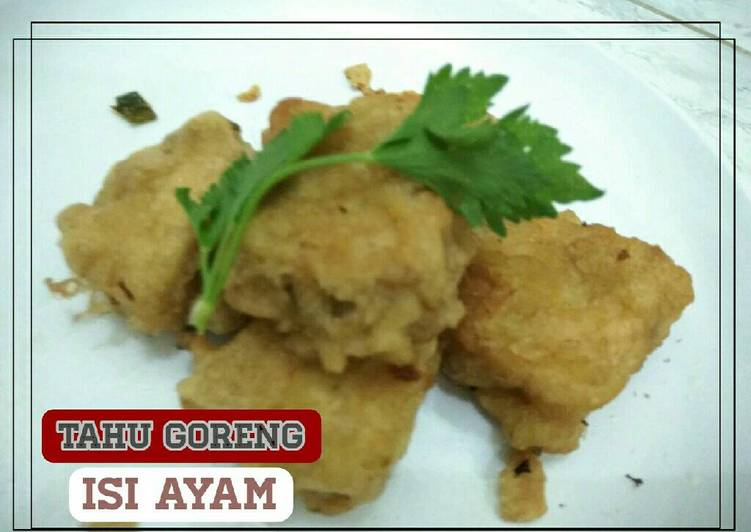 Resep Tahu goreng isi ayam By Resep Bundo Gita