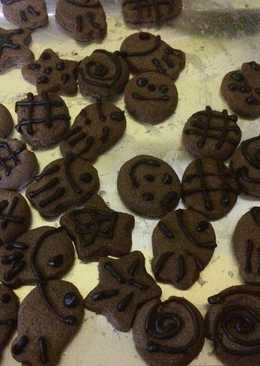 Kukis coklat simpel (choco butter cookies)
