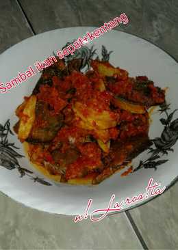 Sambal ikan sepat+kentang goreng