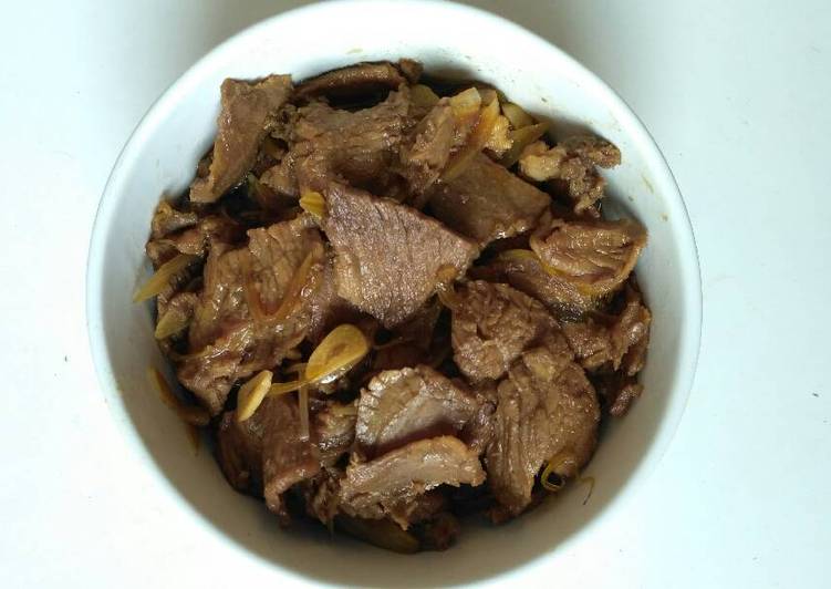 resep masakan Beef Yakiniku / Daging Sapi